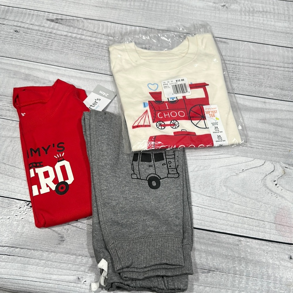 NWT Toddler 24 month set and shirt bundle